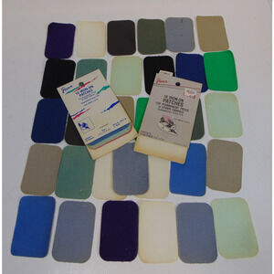 Iron On Penn Denim Patches 36 for Repair Designer Vintage NOS Jeans Coats Quilt